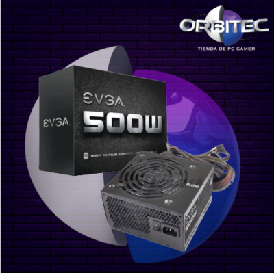 FUENTE DE PODER EVGA 500W 80 WHITE Orbitec Ecuador