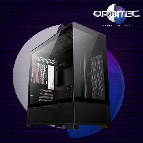 GAMEMAX VISTA MB TOWER NEGRO (NO INCLUYE VENTILADORES)