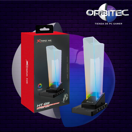 SOPORTE PARA HEADSET XTRIKE ME HT09 ILUMINADO