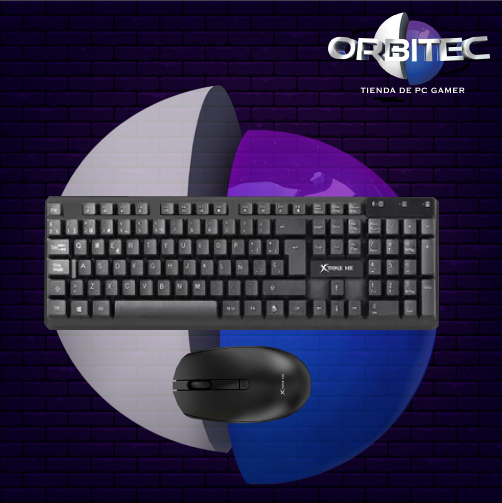 COMBO KIT XTRIKE ME MK 307 SP MOUSE + TECLADO INALAMBRICO