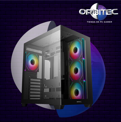 DEEPCOOL CG530 4 FAN RGB NEGRO