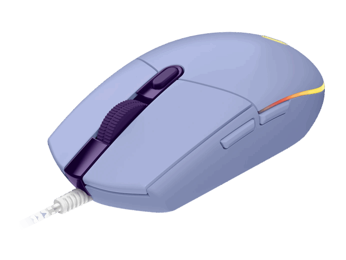 MOUSE LOGITECH G203 LIGHTSYNC LILA - Imagen 2