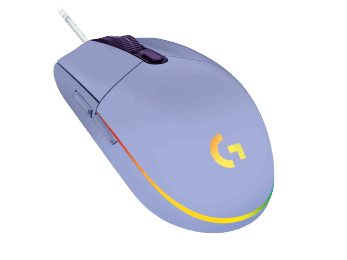 MOUSE LOGITECH G203 LIGHTSYNC LILA - Imagen 3
