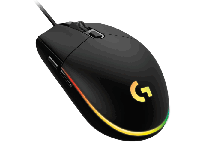MOUSE LOGITECH G203 LIGHTSYNC BLACK - Imagen 3