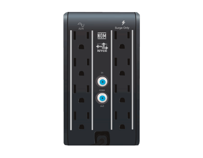 REGULADOR DE VOLTAJE CDP R2C-AVR1008 8 TOMAS - Imagen 3
