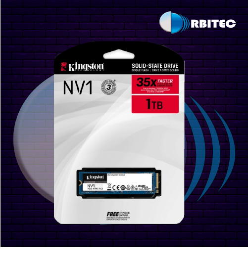 Unidad De Estado Solido Nvme Kingston 1tb Nv2 Orbitec Ecuador 2741