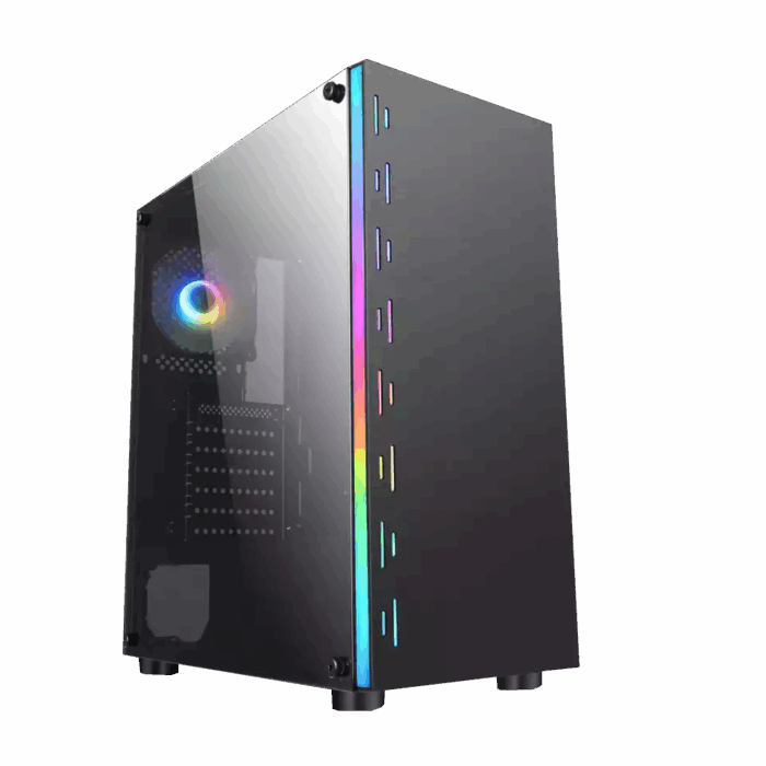 INFINYTEK 330-6 PRO BLACK 1 FAN ARGB - Imagen 2