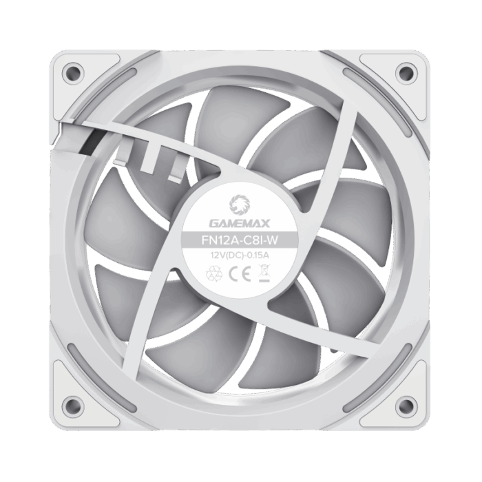 FAN GAMEMAX FB12A C8 INFINITY-R RGB BLANCO - Imagen 4