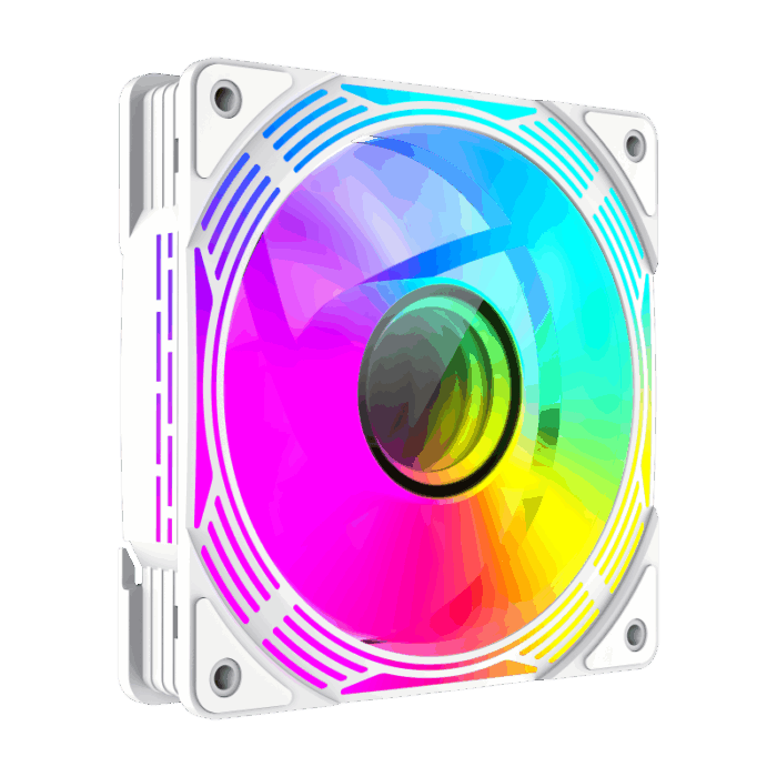 FAN GAMEMAX FB12A C8 INFINITY-R RGB BLANCO - Imagen 2