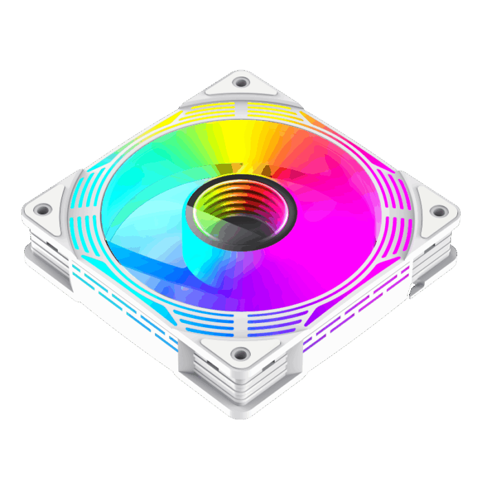 FAN GAMEMAX FB12A C8 INFINITY-R RGB BLANCO - Imagen 3