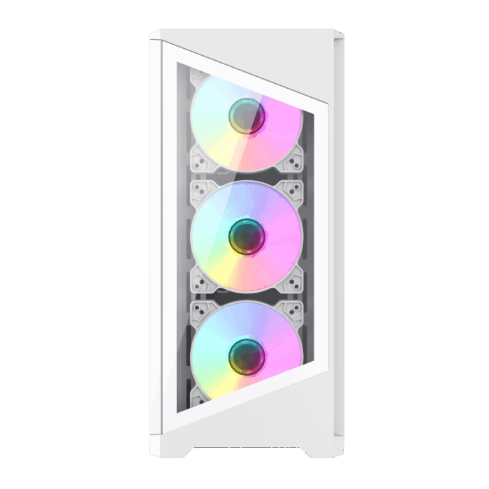 GAMEMAX DESTROYER TGW BLANCO 4 FAN RGB - Imagen 2