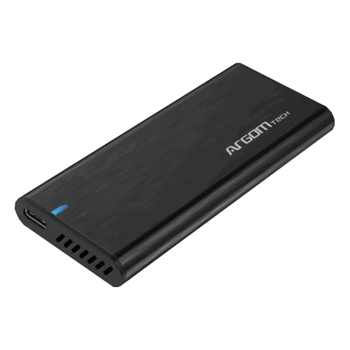 ENCLOSURE ARGOM SSD M.2 NVME PCI-E 10Gbps NEGRO - Imagen 3