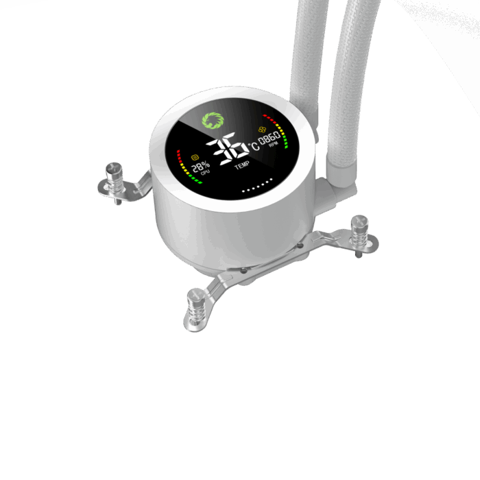 GAMEMAX ICEBURG 240 DIGITAL PANTALLA BLANCO - Imagen 4