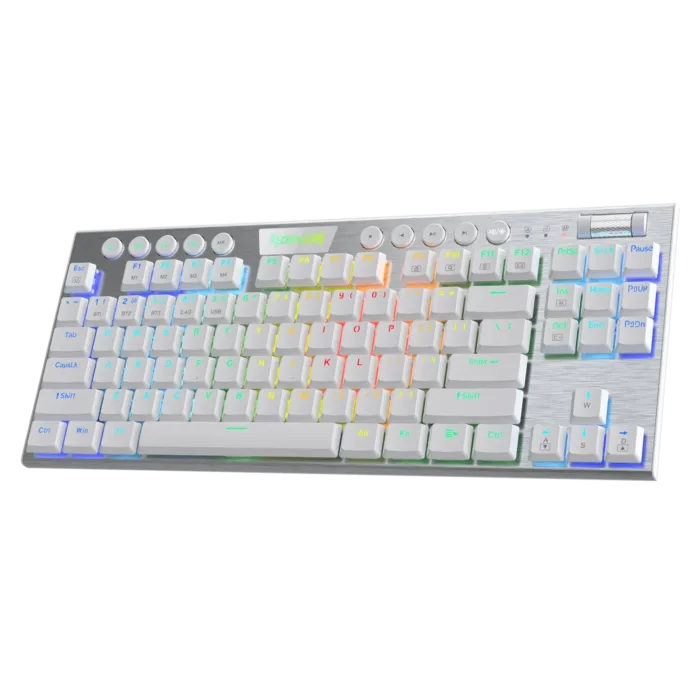 REDRAGON HORUS TKL K621W WIRELESS BLANCO - Imagen 2