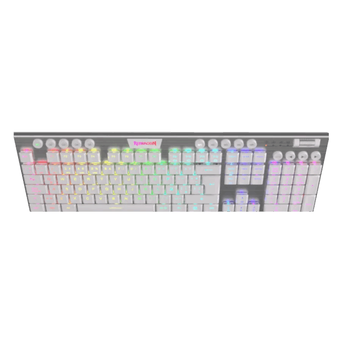 REDRAGON HORUS K618W RGB BLANCO - Imagen 3