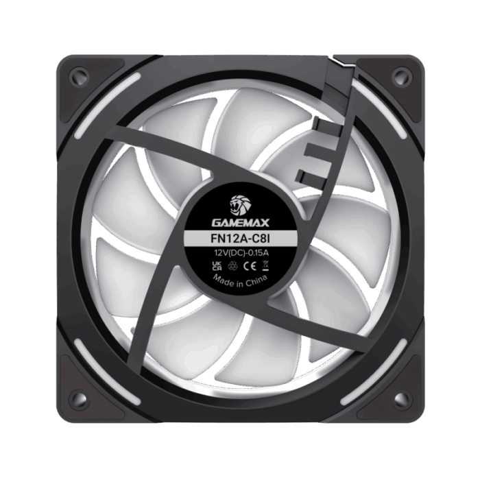 KIT DE 3 FAN GAMEMAX KF300 BK NEGRO - Imagen 4