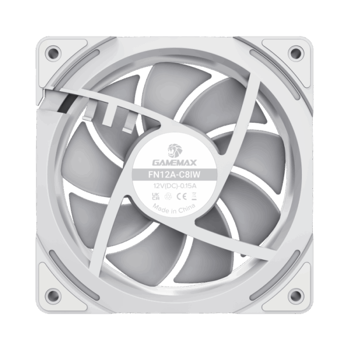 KIT DE 3 FAN GAMEMAX KF300 WH BLANCO - Imagen 4