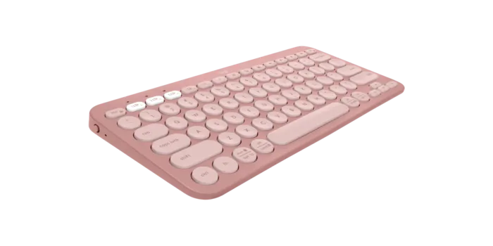 TECLADO LOGITECH PEBBLE KEYS 2 K380S BLUETOOTH SP ROSA - Imagen 3