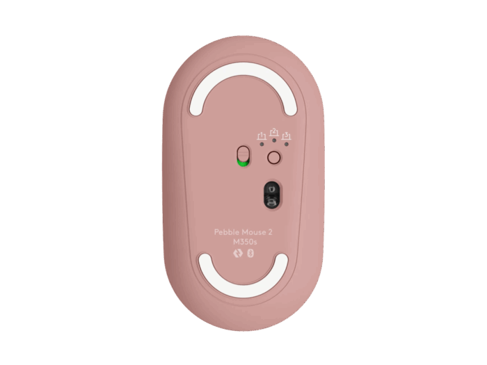 MOUSE LOGITECH M350S PEBBLE 2 BLUETOOTH ROSA - Imagen 3