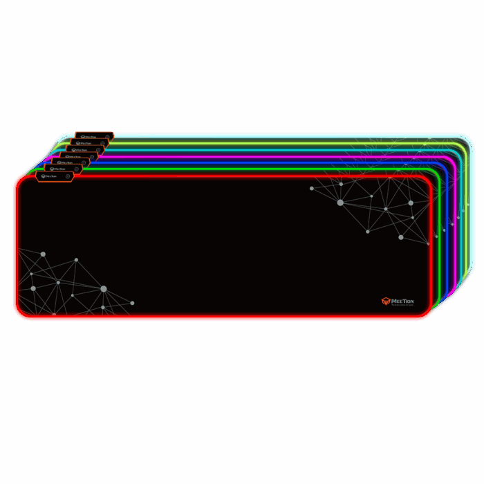 MOUSEPAD MEETION PD121 RGB 90X30 CM - Imagen 2