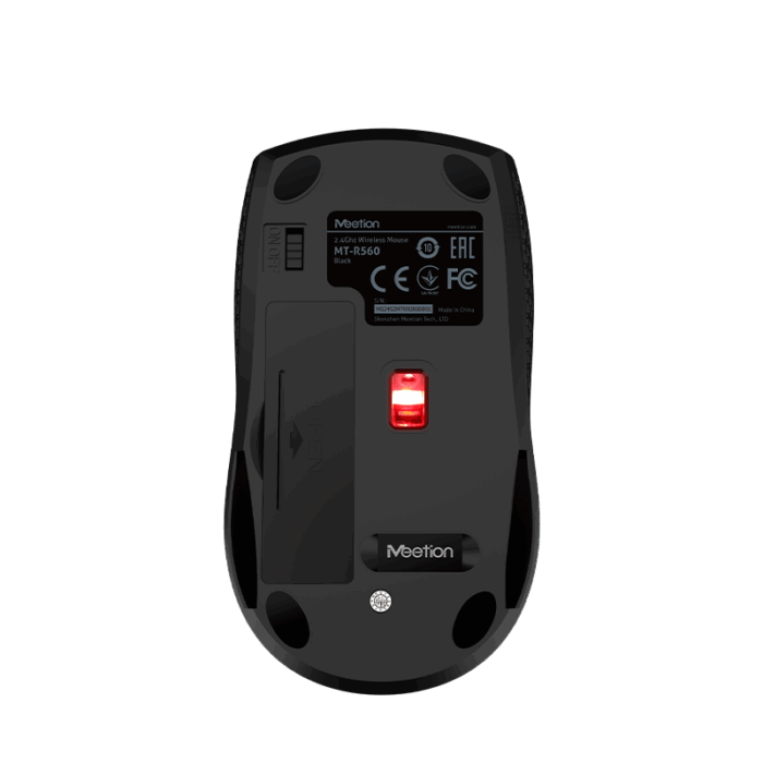 MOUSE MEETION MT R560 WIRELESS GRIS - Imagen 4