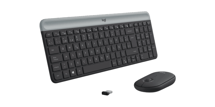 COMBO TECLADO + MOUSE LOGITECH MK 470 SLIM BLACK - Imagen 3