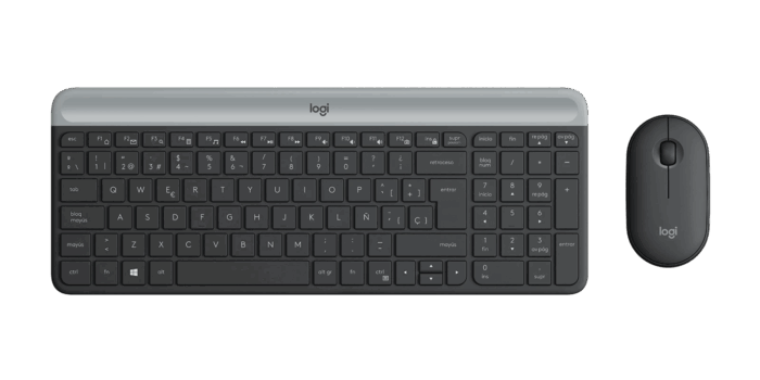 COMBO TECLADO + MOUSE LOGITECH MK 470 SLIM BLACK - Imagen 2