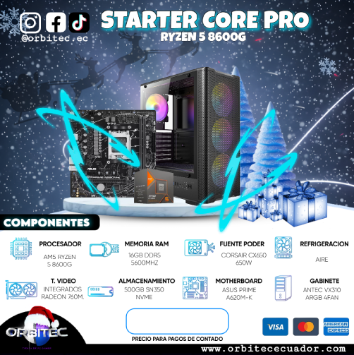 PC.5 STARTER CORE PRO RYZEN 5 8600G