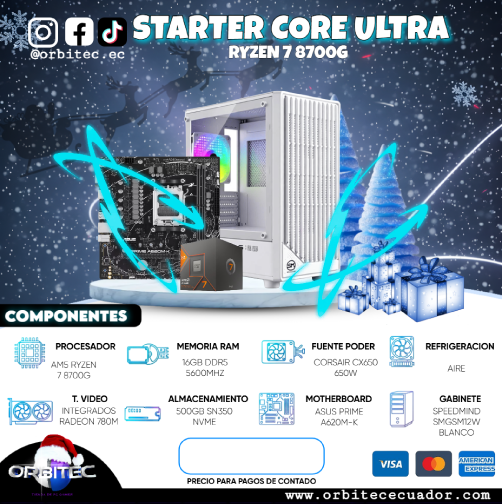 PC.6 STARTER CORE ULTRA RYZEN 7 8700G