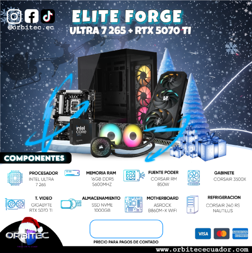 PC.4 ELITE FORGE ULTRA 7 265 + RTX 5070TI