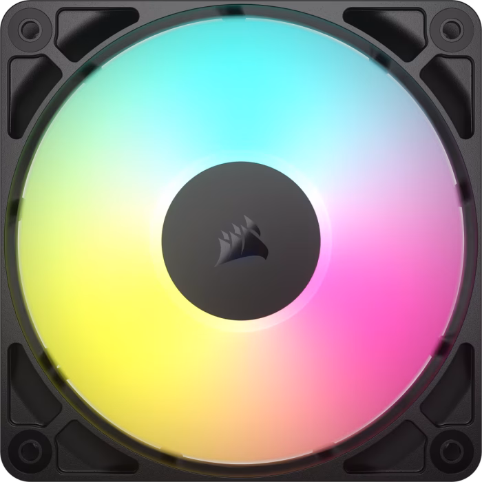 KIT FAN CORSAIR PWM 120MM RS120 ARGB PACK X 3 NEGRO - Imagen 3