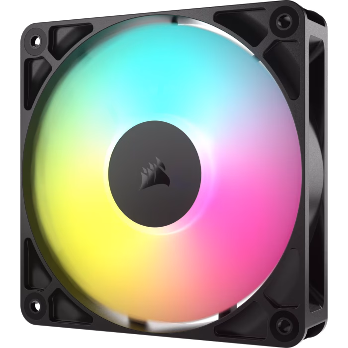 KIT FAN CORSAIR PWM 120MM RS120 ARGB PACK X 3 NEGRO - Imagen 4