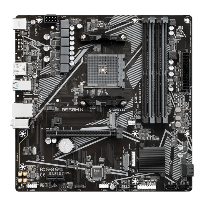 GIGABYTE B550M K AM4 4XDDR4 - Imagen 2