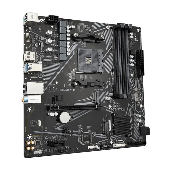 GIGABYTE B550M K AM4 4XDDR4 - Imagen 3