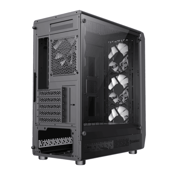 GAMEMAX FORGE MB 4 FAN RGB NEGRO - Imagen 5