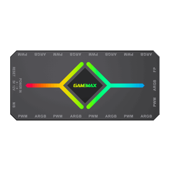 HUB CONTROLLER GAMEMAX PWM+RAIN GAME V4 NEGRO - Imagen 2