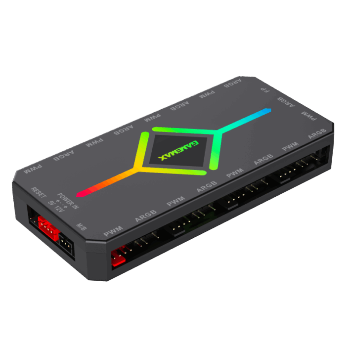 HUB CONTROLLER GAMEMAX PWM+RAIN GAME V4 NEGRO - Imagen 3