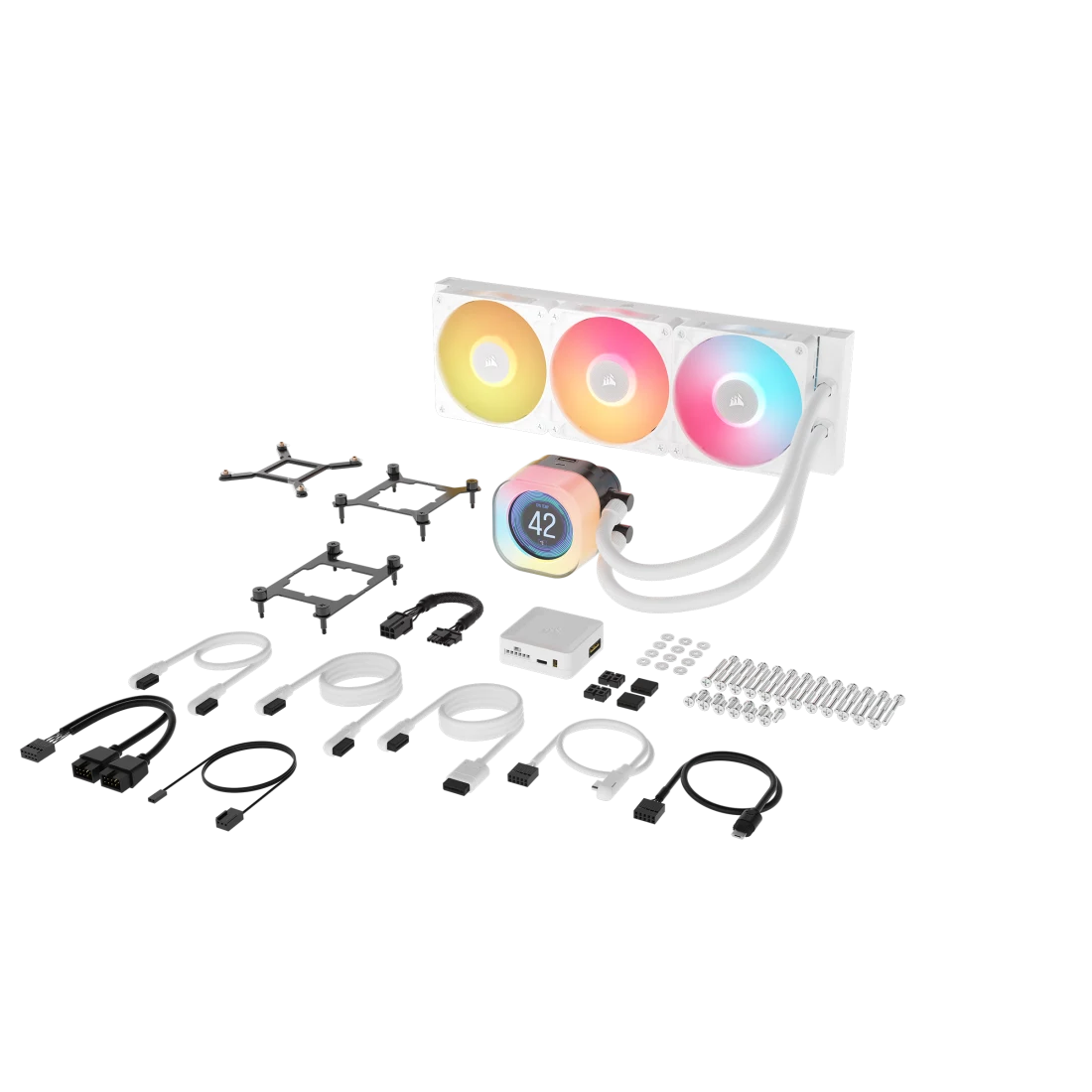 CORSAIR ICUE LINK TITAN 360 RX LCD BLANCO - Imagen 4