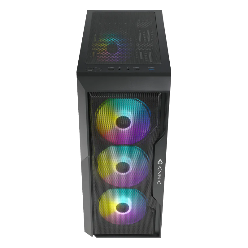 AZZA FIGHTER CSAZ-290 4 FAN RGB NEGRO - Imagen 3