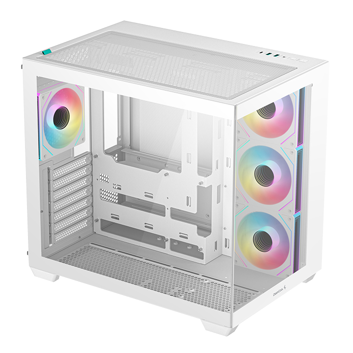 DEEPCOOL CG530 4 FAN RGB BLANCO - Imagen 2